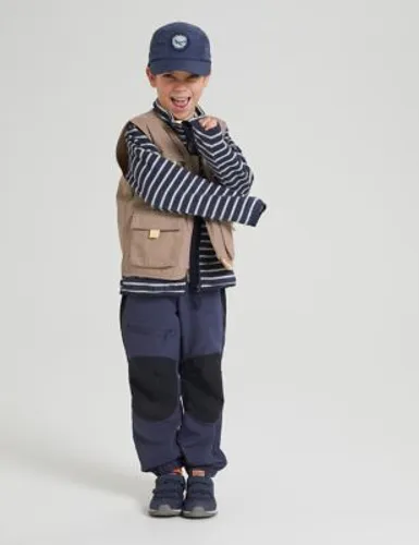 Polarn O. Pyret Waterproof Trousers (2-10 Yrs) - 4-5 Y - Navy, Navy
