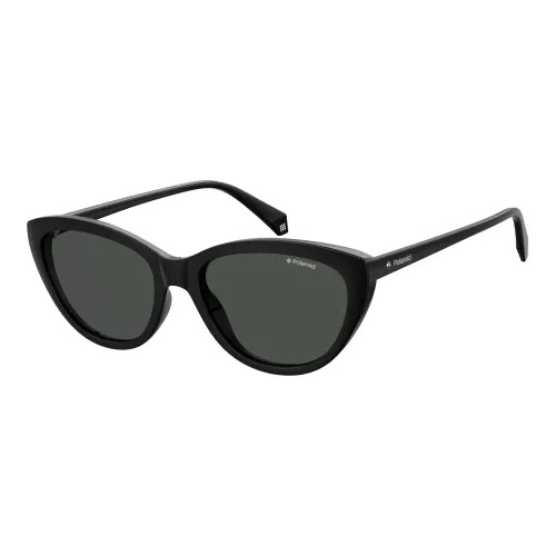 Polaroid , Black/Grey Sunglasses PLD 4080/S ,Black female, Sizes: