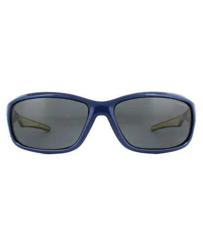 Polaroid Childrens Unisex Kids Sunglasses P0425 KEA Y2 Blue Lime Grey Polarized - One