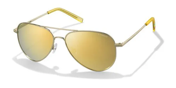 Polaroid PLD 6012/N Polarized J5G/LM Men's Sunglasses Gold Size 56