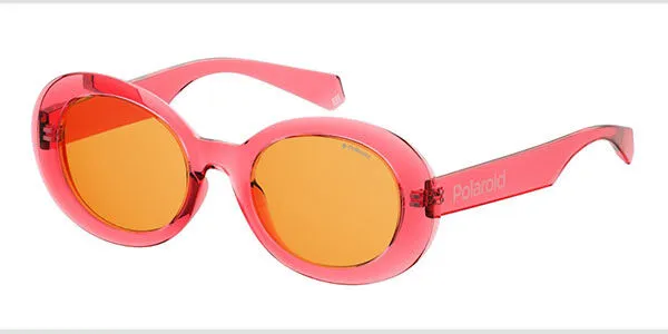 Polaroid PLD 6052/S Polarized 35J/HE Women's Sunglasses Pink Size 52