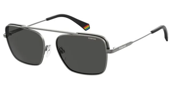 Polaroid PLD 6131/S Polarized R80/M9 Men's Sunglasses Grey Size 56