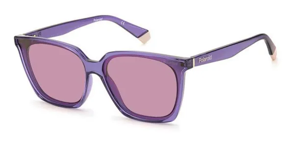 Polaroid PLD 6160/S B3V/0F Women's Sunglasses Purple Size 62