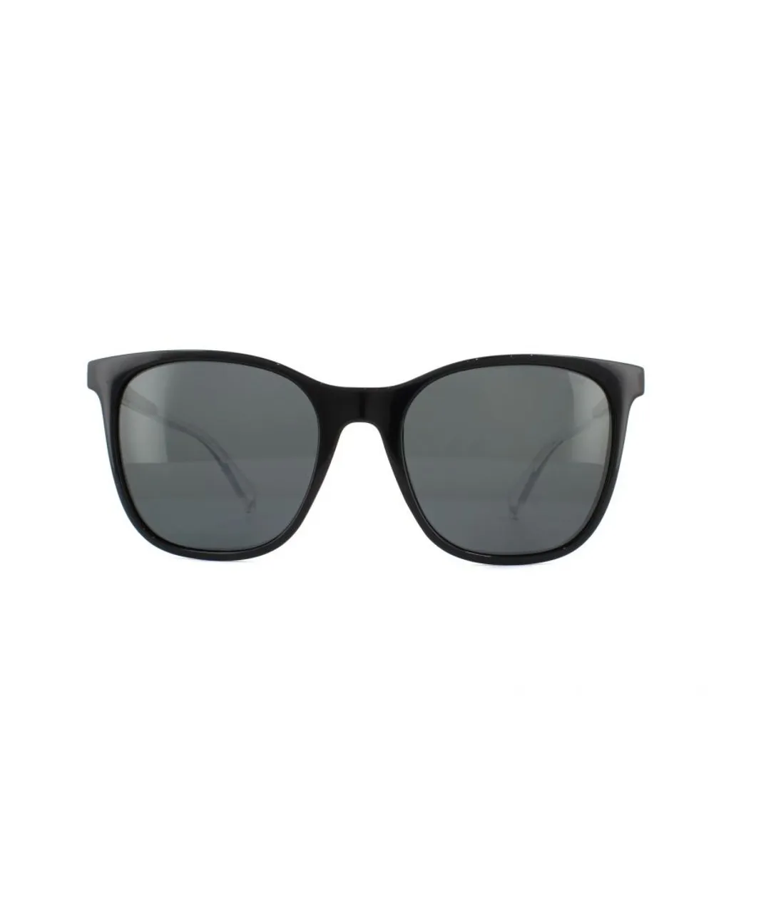 Polaroid Square Womens Black Grey Polarized Sunglasses - One