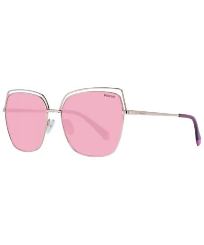 Polaroid Square Womens Gold Copper Pink Polarized PLD 4093/S Metal (archived) - One