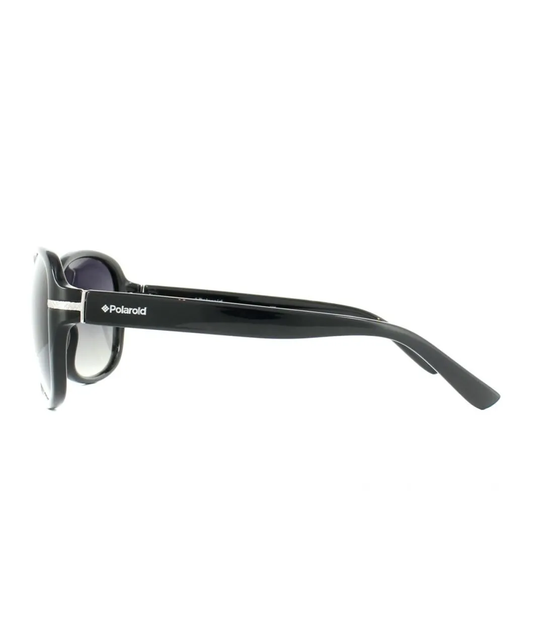 Polaroid Womens Sunglasses P8419 KIH IX Black Grey Gradient Polarized - One
