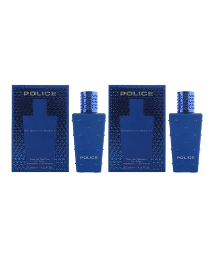 Police Mens Shock-In-Scent For Man Eau de Parfum 30ml x 2 - NA - One Size