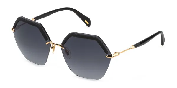 Police SPLD37 300F Women's Sunglasses Gold Size 61