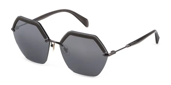 Police SPLD37 568X Women's Sunglasses Grey Size 61