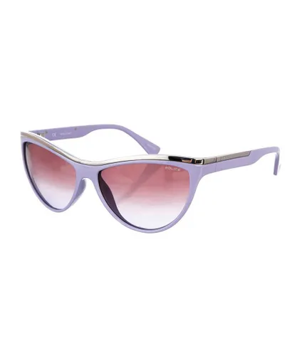 Police Womens Acetate sunglasses with oval shape S1808M women - Violet - One