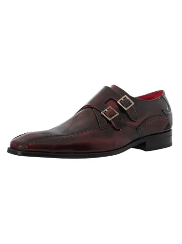 Polished Leather Monk Shoes