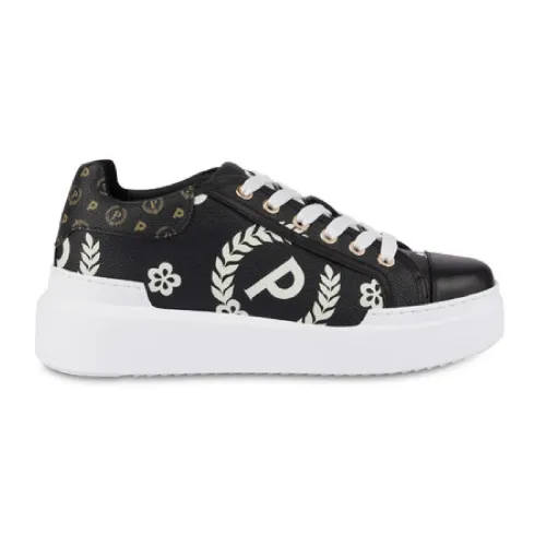 Pollini , Heritage Day SI Sneakers with Macro Pattern