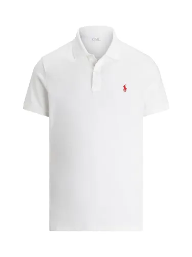 Polo Golf Ralph Lauren Tailored Fit Performance Mesh Polo Shirt - Ceramic White - Male