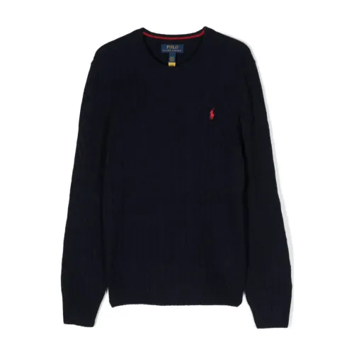 Polo Ralph Lauren , 004 Pullover Sweater ,Black female, Sizes: