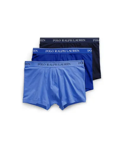 Polo Ralph Lauren 3 pack of classic Mens underpants - Blue/Navy Fabric