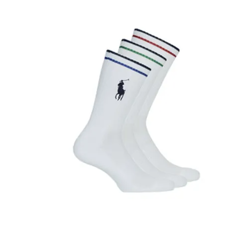 Polo Ralph Lauren  3PK BPP-SOCKS-3 PACK  men's Sports socks in White