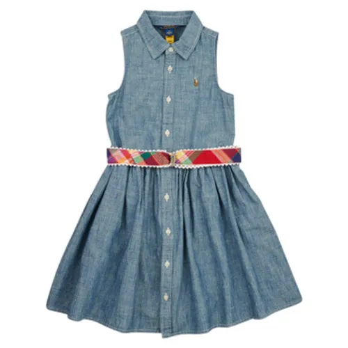 Polo Ralph Lauren  ADALENE DR-DRESSES-DAY DRESS  girls's Children's dress in Blue