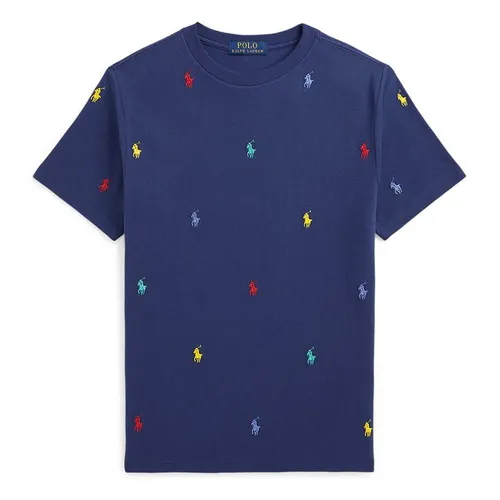 Polo Ralph Lauren All Over Print T-Shirt Junior - Blue
