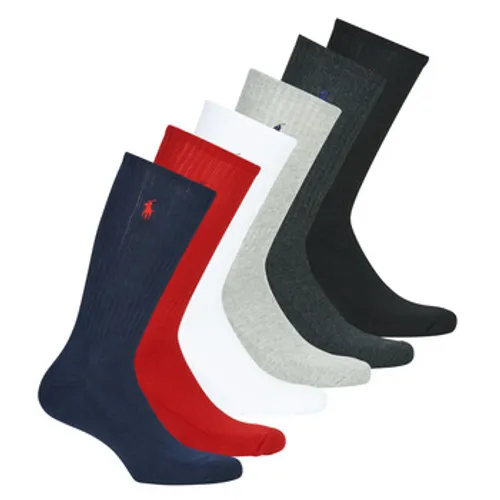 Polo Ralph Lauren  ASX110 6 PACK COTTON  men's Sports socks in Multicolour