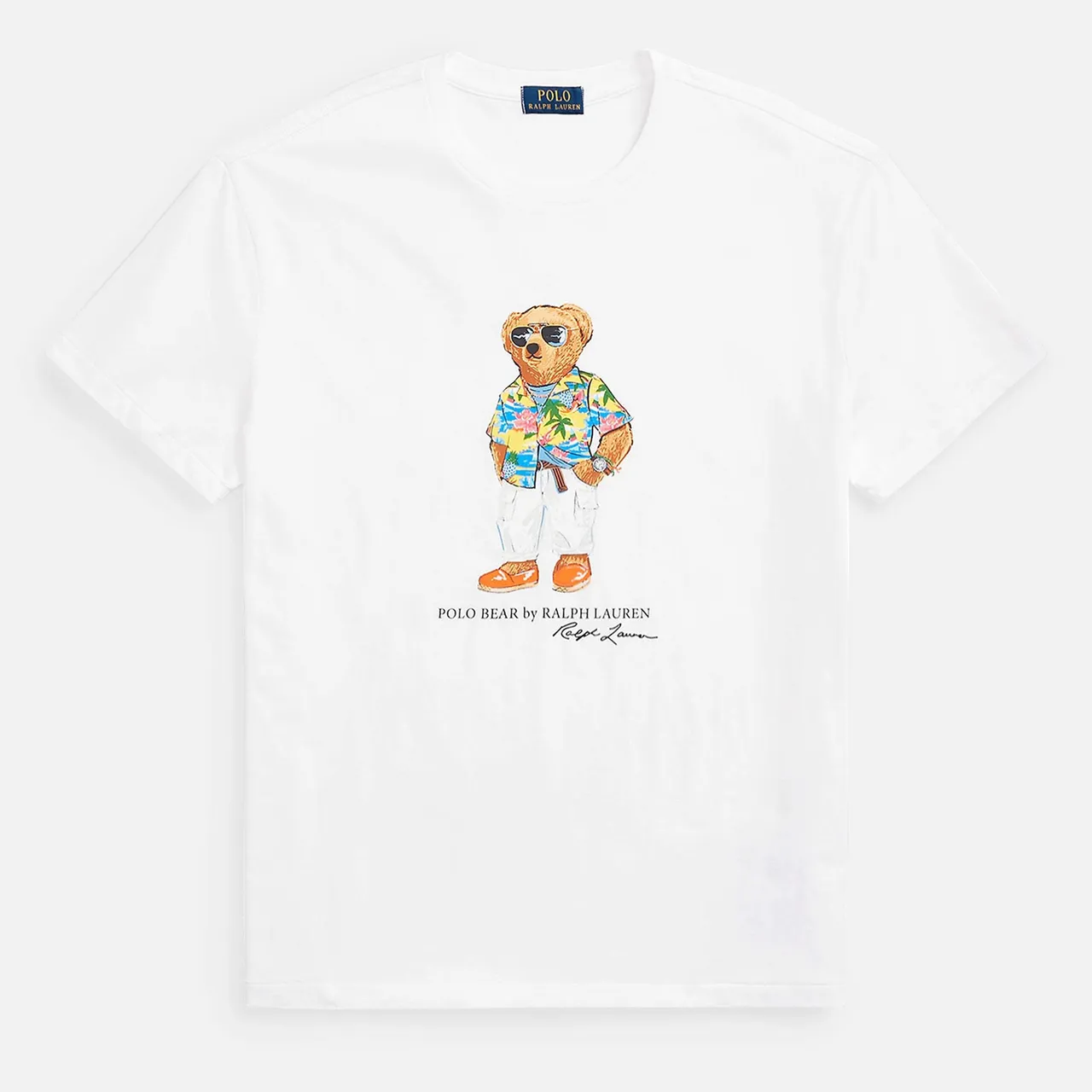 Polo Ralph Lauren Bear Logo-Embroidered Cotton-Jersey T-Shirt