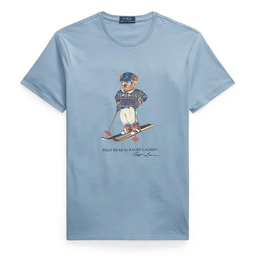 Polo Ralph Lauren Bear Print T Shirt - Blue