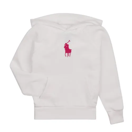Polo Ralph Lauren  BIG PP PO HD-KNIT SHIRTS-SWEATSHIRT  girls's Children's Sweatshirt in White