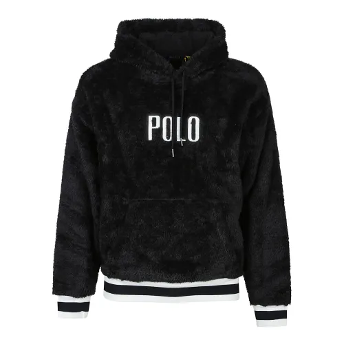 Polo Ralph Lauren , Black Long Sleeve Sweatshirt ,Black male, Sizes: