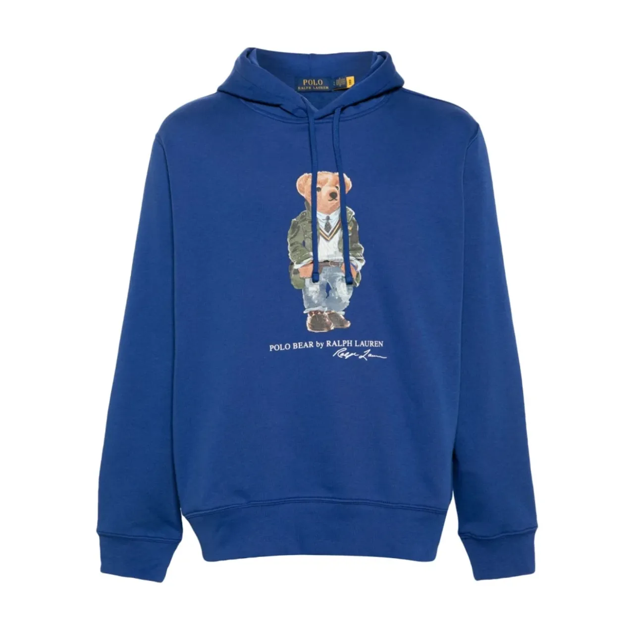 Polo Ralph Lauren , Blue Polo Bear Sweatshirt ,Blue male, Sizes: