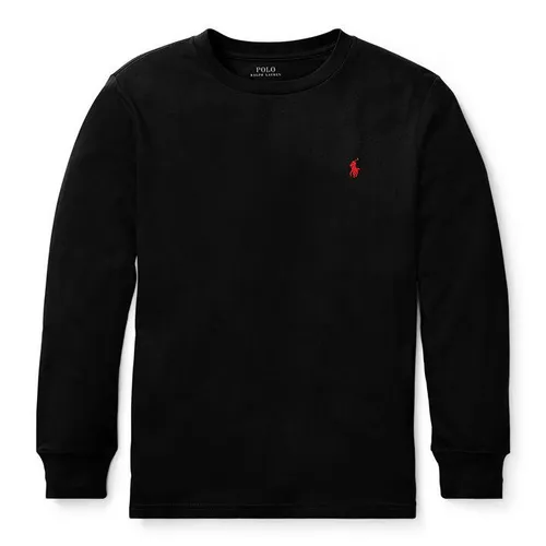 Polo Ralph Lauren Boy's Long Sleeve T Shirt - Black