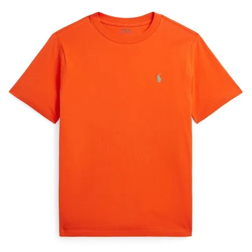 Polo Ralph Lauren Boy's Short Sleeve Logo T Shirt - Orange