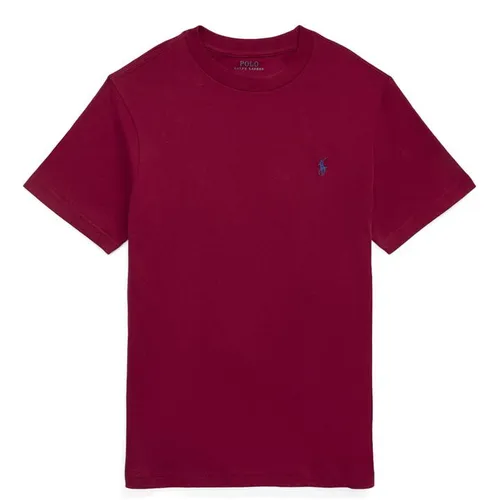 Polo Ralph Lauren Boy's Short Sleeve Logo T Shirt - Red