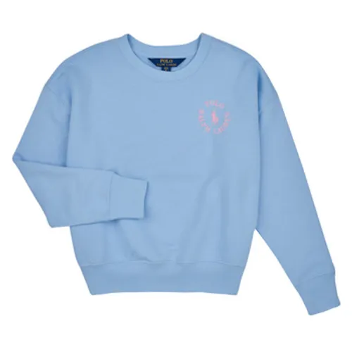 Polo Ralph Lauren  BUBBLE PO CN-KNIT SHIRTS-SWEATSHIRT  girls's Children's Sweatshirt in Blue