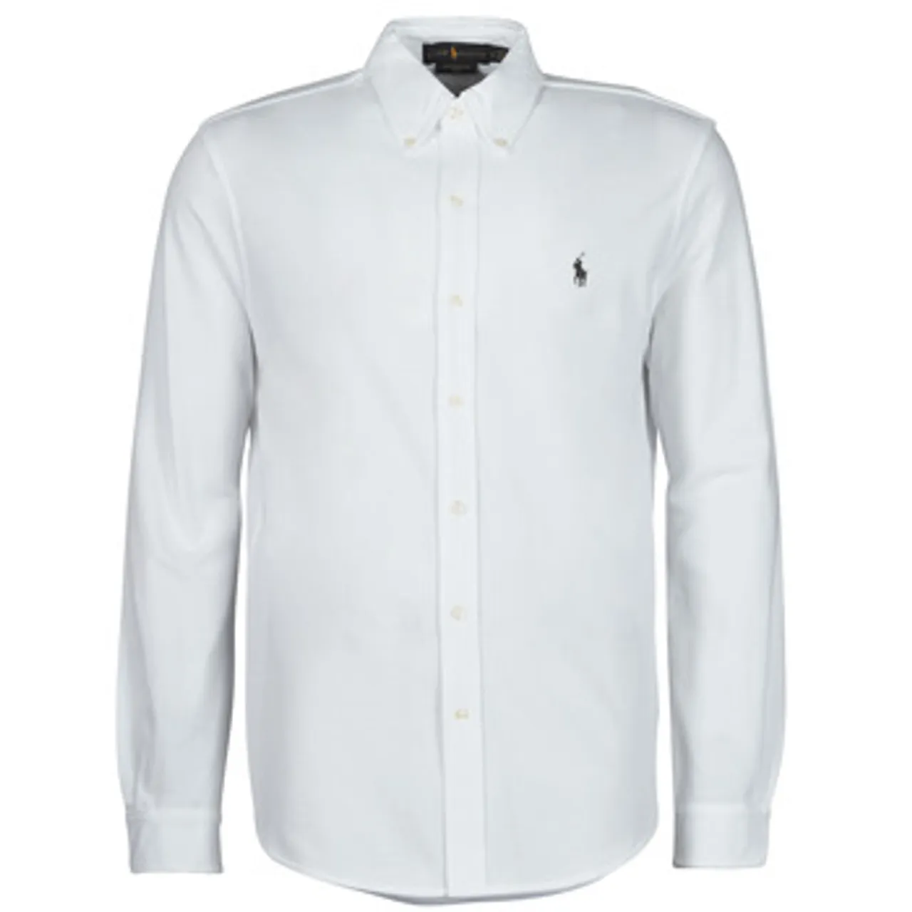 Polo Ralph Lauren  COPOLO  men's Long sleeved Shirt in White