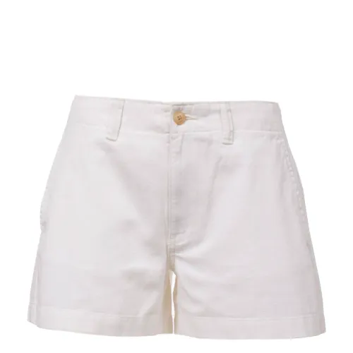 Polo Ralph Lauren , Cotton Shorts with Button and Zip ,White female, Sizes: