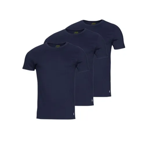 Polo Ralph Lauren  CREW NECK X3  men's T shirt in Marine