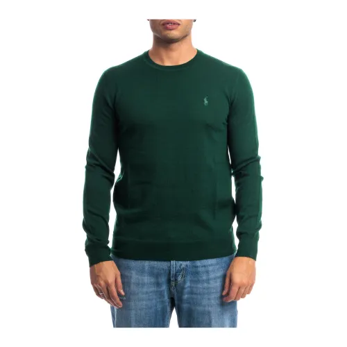 Polo Ralph Lauren , Crewneck Sweater ,Green male, Sizes: