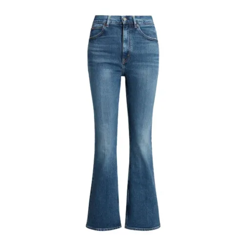 Polo Ralph Lauren , Crop Flare Jeans ,Blue female, Sizes: