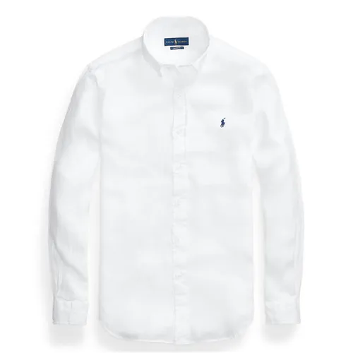 Polo Ralph Lauren Custom Fit Linen Shirt - White