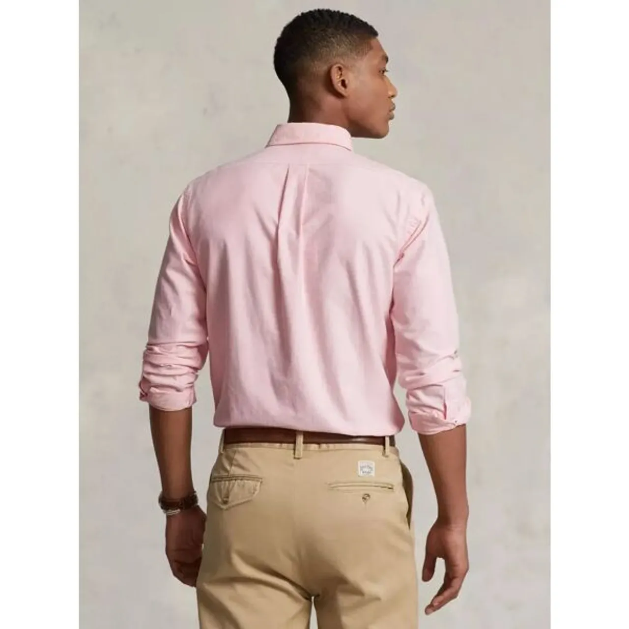 Polo Ralph Lauren Custom Fit Oxford Shirt - Pink - Male