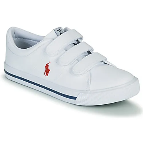 Polo Ralph Lauren  ELMWOOD EZ  girls's Children's Shoes (Trainers) in White