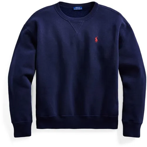 Polo Ralph Lauren Fleece Crew Sweater - Blue