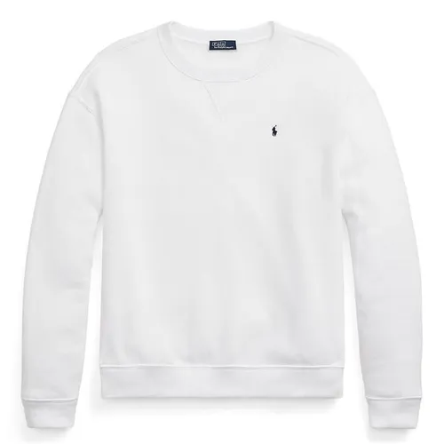 Polo Ralph Lauren Fleece Crew Sweater - White