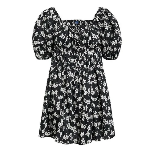POLO RALPH LAUREN Floral Blouson Sleeve Dress - Black