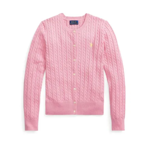 Polo Ralph Lauren , Florida Pink Mini Cable Tops Sweater ,Pink female, Sizes: