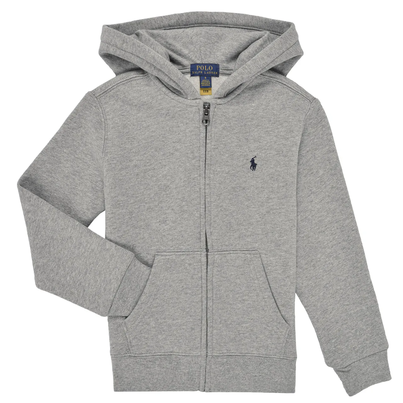 Polo Ralph Lauren  FZ HOOD-TOPS-KNIT  boys's Children's sweatshirt in Grey