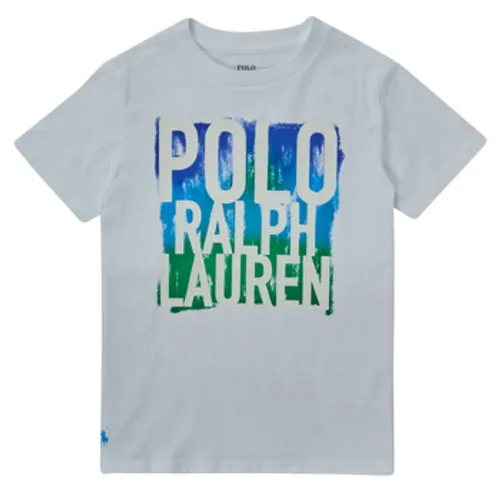 Polo Ralph Lauren  GEMMA  boys's Children's T shirt in White