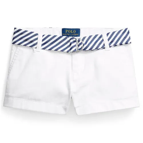 Polo Ralph Lauren Girls Chino Shorts - White