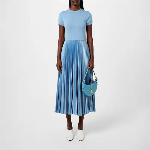 Polo Ralph Lauren Gloria Pleated Dress Womens - Blue