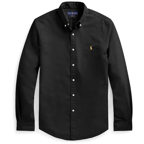 Polo Ralph Lauren Gold Pony Player Oxford Shirt - Black
