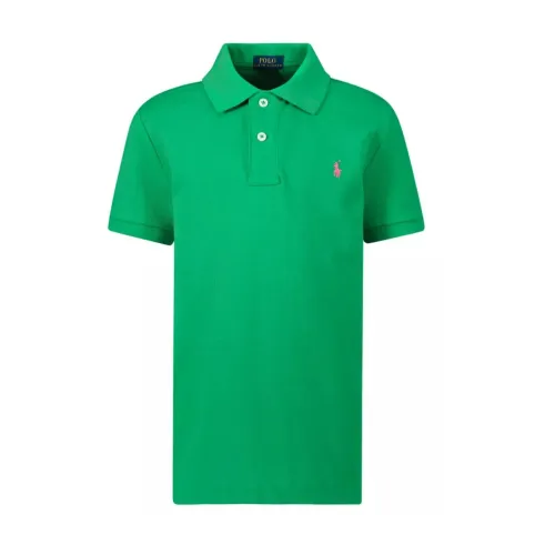 Polo Ralph Lauren , Green Polo Shirt for Boys ,Green male, Sizes: